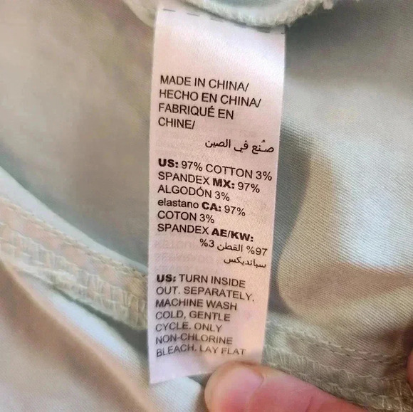 White House Black Market Jacket Mint Green Casual Jean Jacket Size 4 - Picture 5 of 11